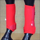 TF5103 LARGE TOUGH 1 FRONT LEG EXT VENTED SPORTS MEDICINE HORSE SPLINT BOOTS RED