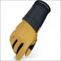 11 SIZE LEFT HAND HERITAGE PRO 8.0 BULL RIDING GLOVE DEER SKIN LEATHER TAN
