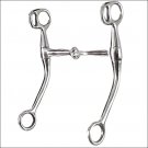 HILASON STAINLESS STEEL CURB HORSE BIT MELBOURNE IRON TRAINNING SNAFFLE MOUTH