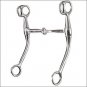 HILASON STAINLESS STEEL CURB HORSE BIT MELBOURNE IRON TRAINNING SNAFFLE MOUTH