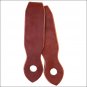 WEAVER ENGLISH BRIDLE LEATHER SINGLE PLY SLOBBER STRAPS TACK HORSE