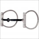 AH520 HILASON STAINLESS STEEL DEE RING SWEET IRON SNAFFLE HORSE BIT
