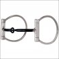 AH520 HILASON STAINLESS STEEL DEE RING SWEET IRON SNAFFLE HORSE BIT