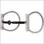 AH520 HILASON STAINLESS STEEL DEE RING SWEET IRON SNAFFLE HORSE BIT