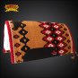 MADE IN USA HILASON WESTERN WOOL SHOCK BUSTER SADDLE BLANKET PAD CRIMSON BROWN