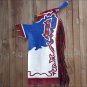 CH404-F HILASON BULL RIDING SOFT SMOOTH WHITE LEATHER RODEO WESTERN CHAPS