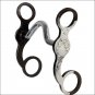 METALAB SANTA FE COLLECTION PONY LOW PORT HORSE BIT WITH PISTOLS DESIGN