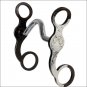 METALAB SANTA FE COLLECTION PONY LOW PORT HORSE BIT WITH PISTOLS DESIGN