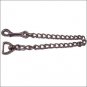 1" X 30" HILASON BRASS PLATED LEAD CHAIN SWIVEL HORSE WESTERN TACK SADDLE