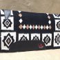 MADE IN USA F299 HILASON WESTERN WOOL FELT SADDLE BLANKET PAD BLACK WHITE