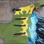 CH952-F HILASON LARGE JUNIOR CHILD RODEO BRONC BULL RIDING SHOW LEATHER CHAPS