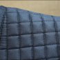 BLACK HILASON ENGLISH QUILTED CLASSIC DRESSAGE HORSE SADDLE PAD