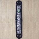 36 inch WEAVER BLACK WITH ZEBRA PRINT UNTAMED FELT LINED SMART HORSE CINCH GIRTH