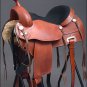 TO106-F HILASON TREELESS WESTERN TRAIL BARREL RACING SADDLE 17"