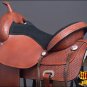 TO106-F HILASON TREELESS WESTERN TRAIL BARREL RACING SADDLE 17"