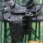WD005BK-F HILASON BIG KING WESTERN WADE RANCH ROPING COWBOY TRAIL SADDLE 15"