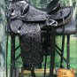 WD005BK-F HILASON BIG KING WESTERN WADE RANCH ROPING COWBOY TRAIL SADDLE 15"