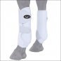 SMALL TOUGH 1 EXTREME VENTED FLEXIBLE HORSE LEG FRONT SPORT BOOTS PAIR WHITE