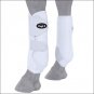 SMALL TOUGH 1 EXTREME VENTED FLEXIBLE HORSE LEG FRONT SPORT BOOTS PAIR WHITE