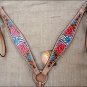 S510 NEW HILASON WESTERN HAND PAINT LEATHER HORSE BRIDLE HEADSTALL BREAST COLLAR