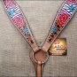 S510 NEW HILASON WESTERN HAND PAINT LEATHER HORSE BRIDLE HEADSTALL BREAST COLLAR