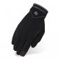6 SIZE BLACK HERITAGE ULTRALITE RIDING GLOVES HORSE EQUESTRIAN