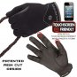 6 SIZE BLACK HERITAGE ULTRALITE RIDING GLOVES HORSE EQUESTRIAN
