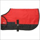 MEDIUM RED TOUGH-1 600D WATERPROOF POLY ADJUSTABLE FOAL WINTER HORSE BLANKET
