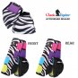6 PACK CLASSIC EQUINE FRONT REAR SPORTS NO TURN BELL BOOTS LEGACY HORSE ZEBRA
