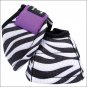 6 PACK CLASSIC EQUINE FRONT REAR SPORTS NO TURN BELL BOOTS LEGACY HORSE ZEBRA