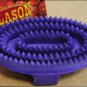 PURPLE HILASON HORSE TACK SOFT RUBBER JUNIOR CURRY COMB