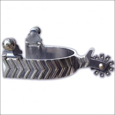 PROFESSIONAL CHOICE WESTERN DECORATIVE COWBOY SPUR WITH CHAP GUARD