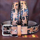 30 inch NEW HILASON TAN HANDMADE WESTERN WORK LEATHER MEN GUN HOLSTER BELT