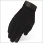 10 SIZE HERITAGE TACKIFIED PERFORMANCE RIDING GLOVES HORSE EQUESTRIANS BLACK
