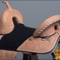 TW101-F HILASON TREELESS WESTERN TRAIL BARREL RACING LEATHER HORSE SADDLE 17"