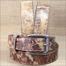 34 inch JUSTIN TAN WESTERN MEN'S TAILGUNNER LEATHER BELT