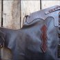 CK310-F HILASON YOUTH PRO RODEO BRONC BULL-RIDING SMOOTH LEATHER CHINKS CHAPS