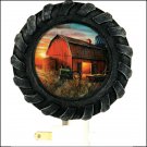 RIVERS EDGE HOME DECOR FARM TRACTOR NIGHT LIGHT WITH BULB INCLUDED