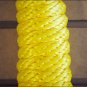 YELLOW HILASON WESTERN TACK HORSE POLY SOFT LEAD ROPES W/ BRASS PLATED SNAP