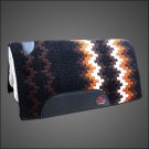 MADE IN USA FE131 HILASON WESTERN WOOL FELT SADDLE BLANKET PAD BLACK BROWN WHITE