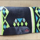 MADE IN USA FE123-F HILASON WESTERN WOOL FELT SADDLE BLANKET PAD BLACK GREEN