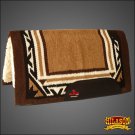 MADE IN USA FE224 HILASON WESTERN WOOL FELT SADDLE BLANKET PAD GREY BLACK WHITE