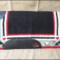MADE IN USA FE225 HILASON WESTERN WOOL FELT SADDLE BLANKET PAD BLACK RED WHITE
