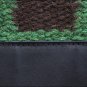 FEP239 HILASON NEW ZEALAND WOOL SADDLE BLANKET WESTERN RODEO BROWN WHITE GREEN
