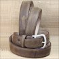 44" JUSTIN LIGHT BROWN LEATHER BAY APACHE DRESS MEN BELT 1-1/2"" Wide