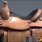 RS109F- HILASON "BIG KING Series" WESTERN WADE RANCH ROPING COWBOY SADDLE 16