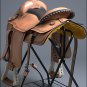 RS109F- HILASON "BIG KING Series" WESTERN WADE RANCH ROPING COWBOY SADDLE 16