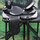 TO100BKA- HILASON TREELESS WESTERN TRAIL BARREL RACING SADDLE 16