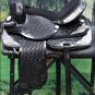 TO100BKA- HILASON TREELESS WESTERN TRAIL BARREL RACING SADDLE 16