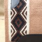 FEP310 HILASON WESTERN NEW ZEALAND WOOL HORSE SADDLE BLANKET BLACK BROWN